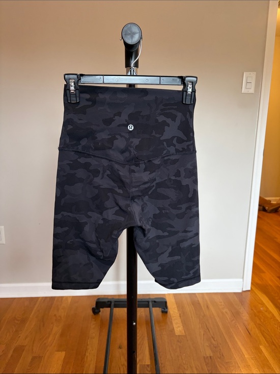 lululemon athletica Pants - lululemon athletica align Black Camo High-Rise Bike Shorts
